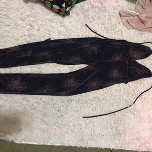 outburst metallic jumpsuit